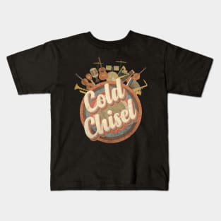 Music Tour Vintage Retro // Cold Chisel Kids T-Shirt